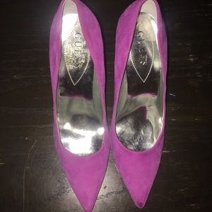Cute purple GUESS pumps 7.5